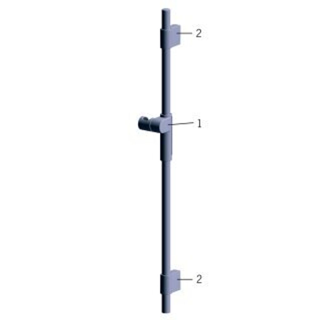 HANSA HANSAACTIVEJET Duschstange, 970 mm, kürzbar, chrom, 04790200