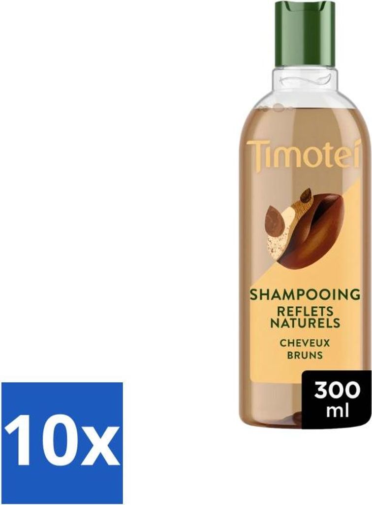 Timotei - Shampoo - Intensivbraun - 300 ml - Vorteilspack - 10 Stücke