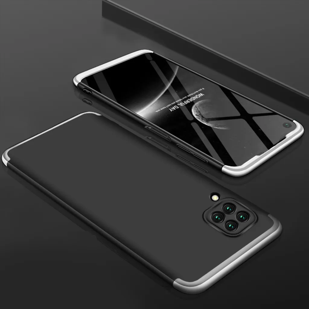 Custodia Protettiva Huawei P40 Lite / Nova 7i PC Argento Nero
