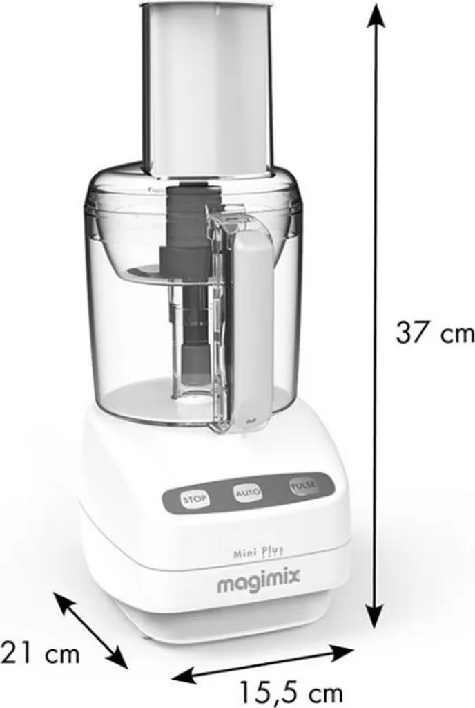 Robot Multifonctions Magimix Le Mini Plus 1.7L 400W Blanc - Réf 18250F