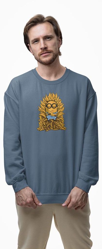 D&B Design Uni Pullover SWMO00031 Minions IndigoBlau-Größe XL