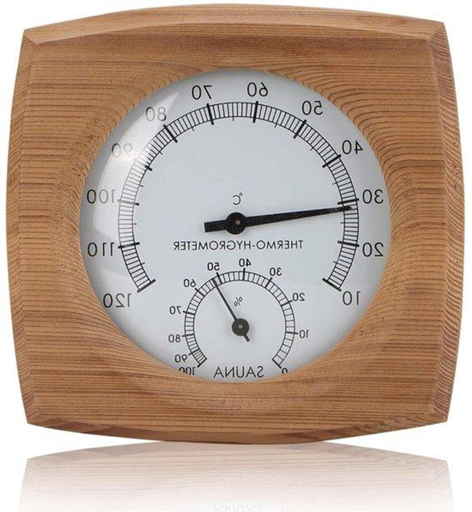 Hygrometer & Thermometer für Holzofen & Dampfkammer