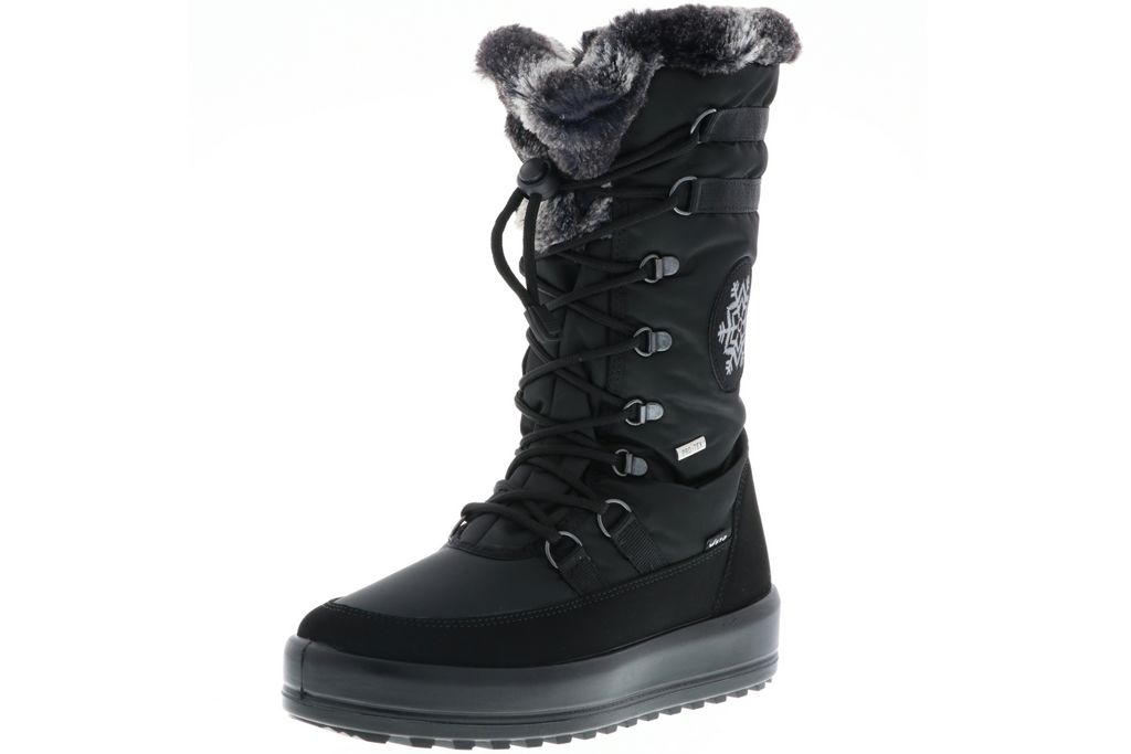 Damen Winter Stiefel Snowboots Schneestiefel Fashion Boots mit Kunstfell gefütte 