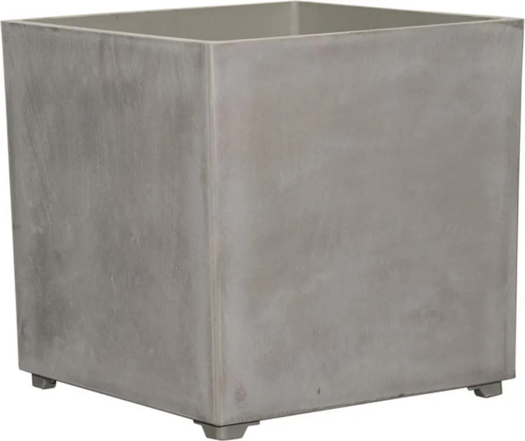 Jardinière Extérieure Carrée Grise 40cm Artplast Haute Résistance UV