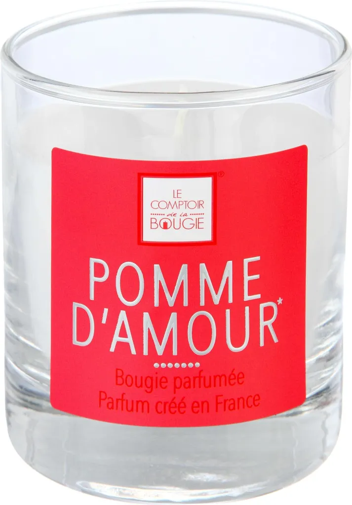 Bougie parfumée Candy Apple 190g contre les odeurs de la maison