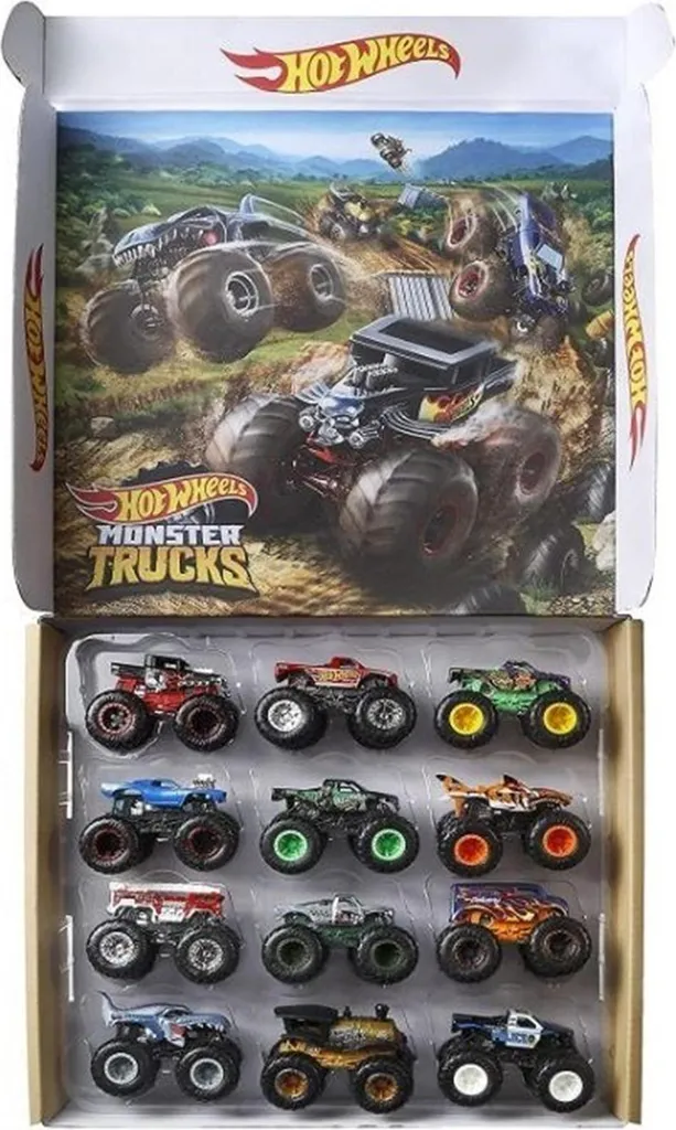 Monster Truck Souprava Hot Wheels Incassable pour Enfant Très Actif