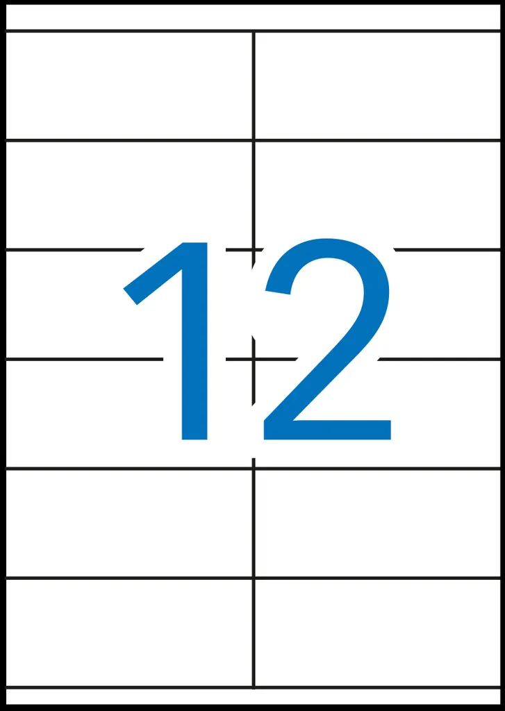 Étiquettes d'expédition 105x48 mm VICTORIA ILC - Idéal envoi colis 1200