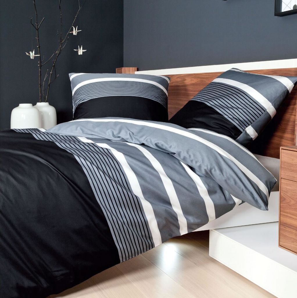 Janine Mako-Satin Bettwäsche J.D. 8468-08 240x220 cm + 2x Produktbild 