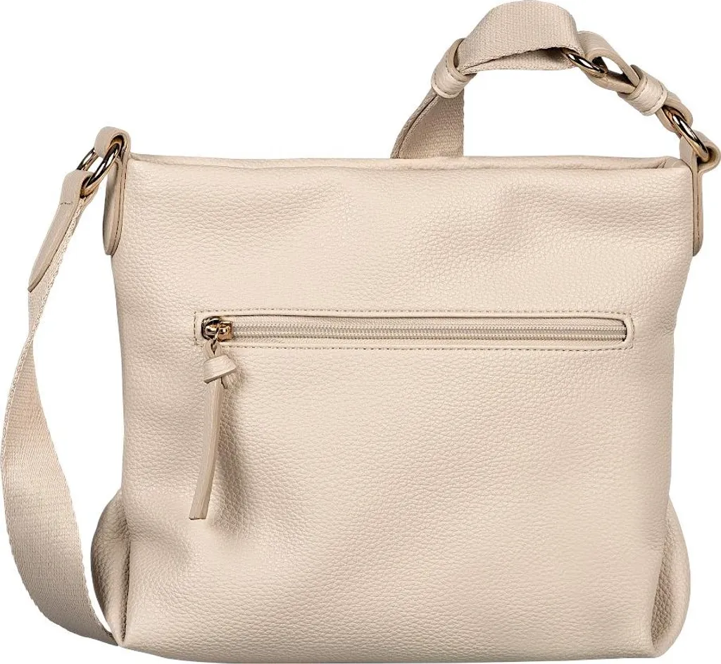 Petit Sac à Main Anthina Off White Format M - Finition Lisse et Épurée