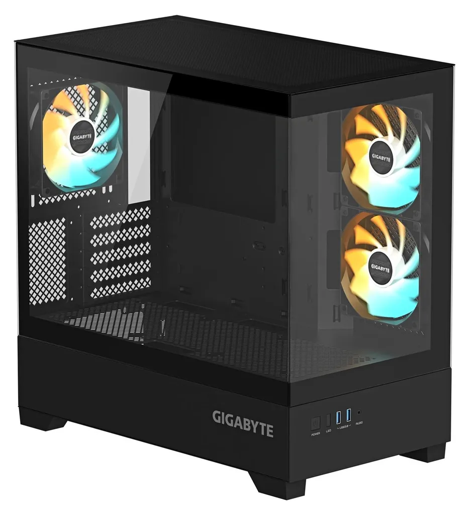 Boîtier GIGABYTE C201 Noir : Finissez-en avec la Surchauffe et les Câbles