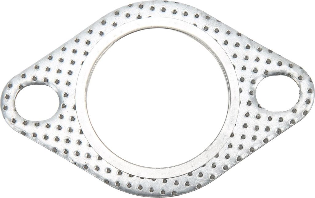 1,75 Zoll Abgasrohrflanschdichtung 2 Schrauben Perforatiertes Stahl Universal für Turbuselbogen nach unten Rohre