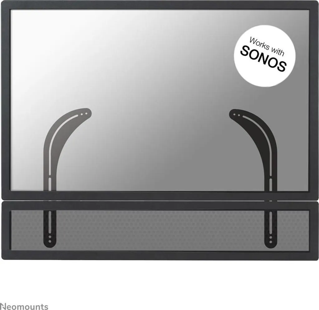 Kit Montaggio Soundbar Neomounts NM-USP100BLACK per Supporti TV Nero