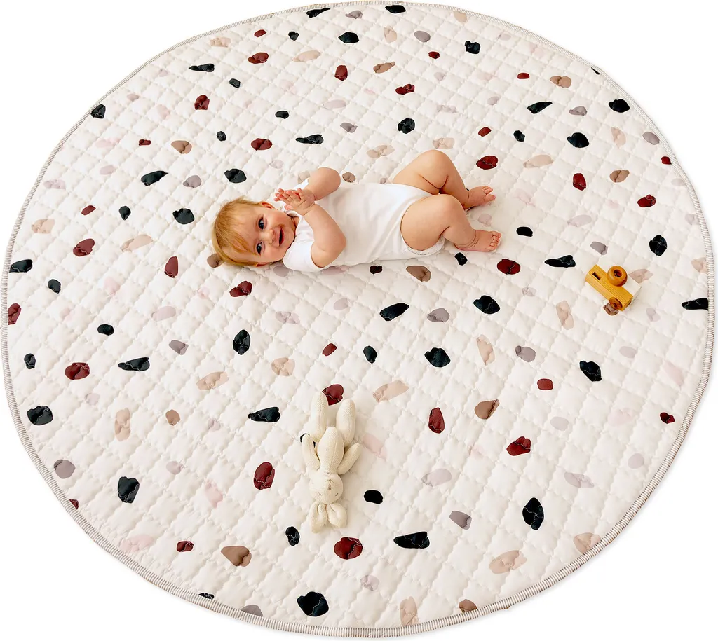 Tapis Éveil Moelleux 1,5m Hakuna Matte Confetti avec Épaisseur Isolante
