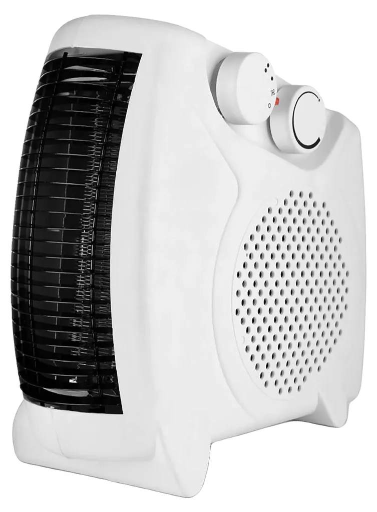 Chauffage d'appoint soufflant 2000W : Radiateur réglable polyvalent x2