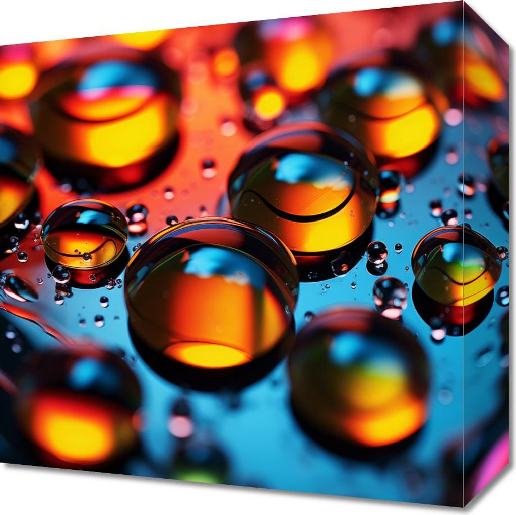Bild 30x30cm Tropfen Nahes Wasser