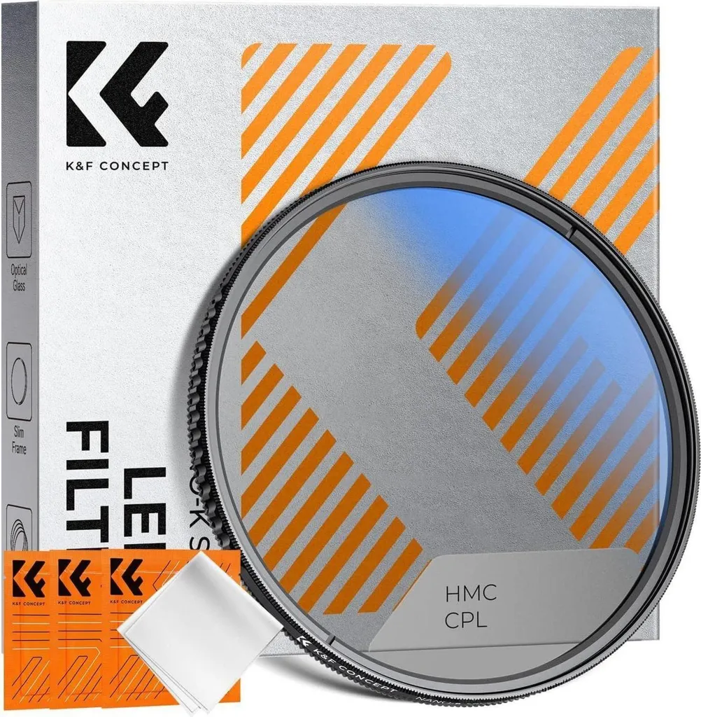 filtro polarizzatore circolare sottile da 67 mm Filtro CPL Vetro ottico Alluminio