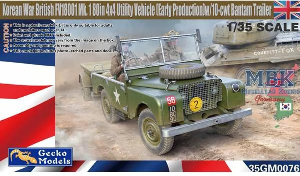 Réplique Fidèle FV18001 Mk.1 Gecko Models : Finition et Réalisme 1/35