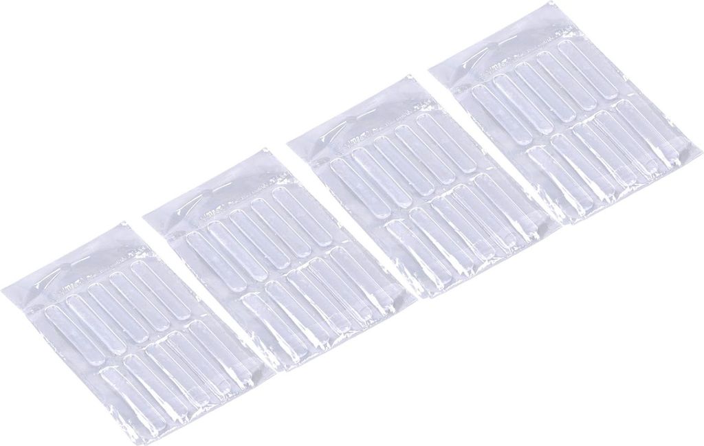 40 Stück Schranktürpuffer, selbstklebend, wasserdicht, transparent, PolyurethanStopper, Wandschutz