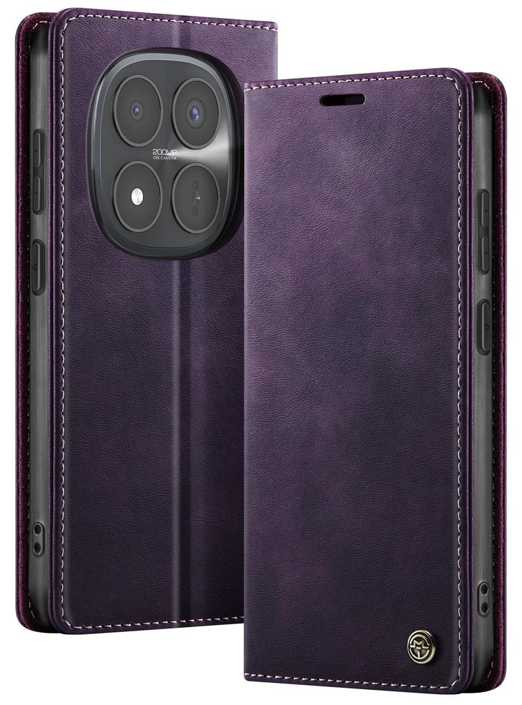 Avizar, Vintage Hülle CaseMe mit RFID Schutz für Redmi Note 15 Pro Plus 5G, Violett