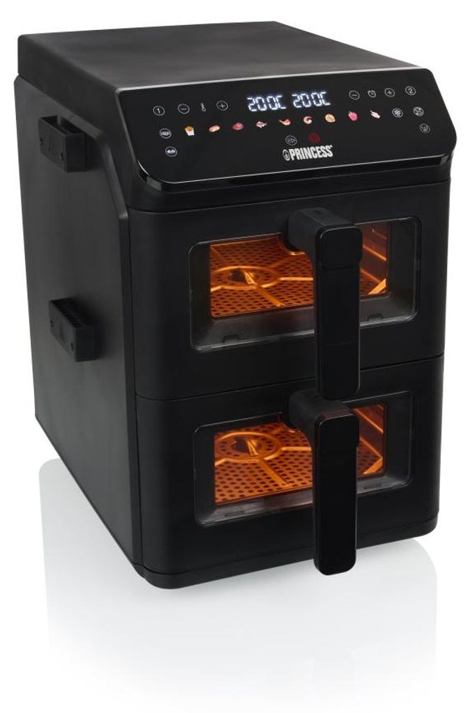 Princess 182490 Double Stack Airfryer 2x5.6L Sort Produktbild 