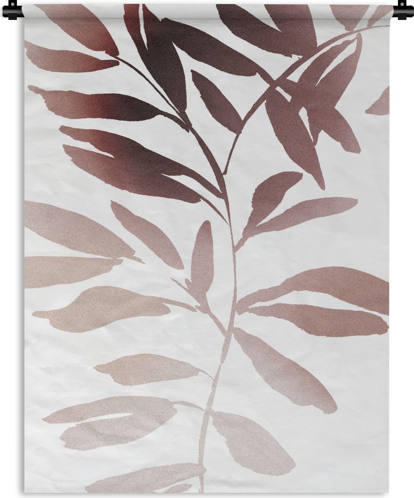 MuchoWow Wandteppich Wandbehang Blättern - Design - Abstrakt 60x80 cm Tapisserie Dekoration Wandtuch - Decke - Wandtücher - Wohne