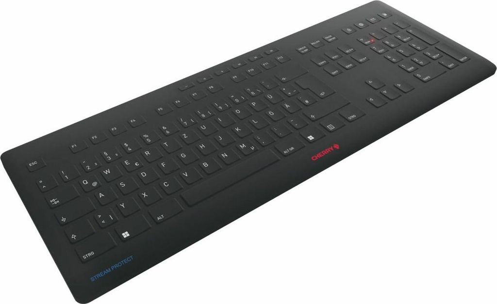 Cherry STREAM PROTECT - Tastatur - kabellos - 2.4 GHz