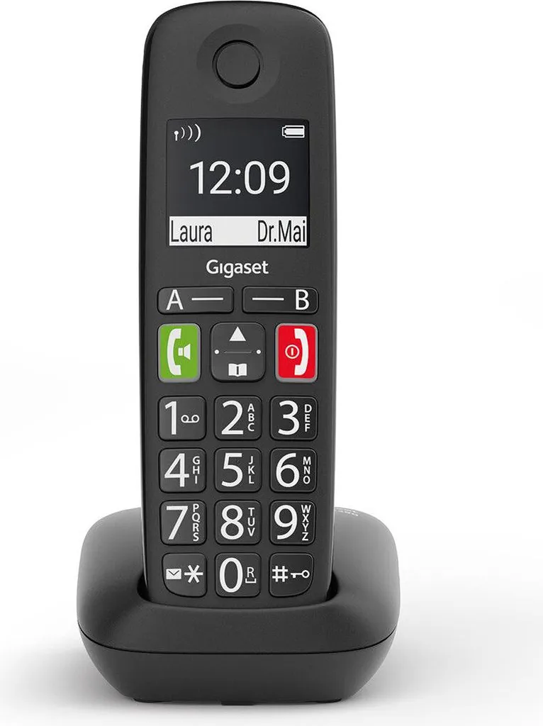 Gigaset S30852-H2901-D201 Téléphone Sans Fil Noir Haute Performance