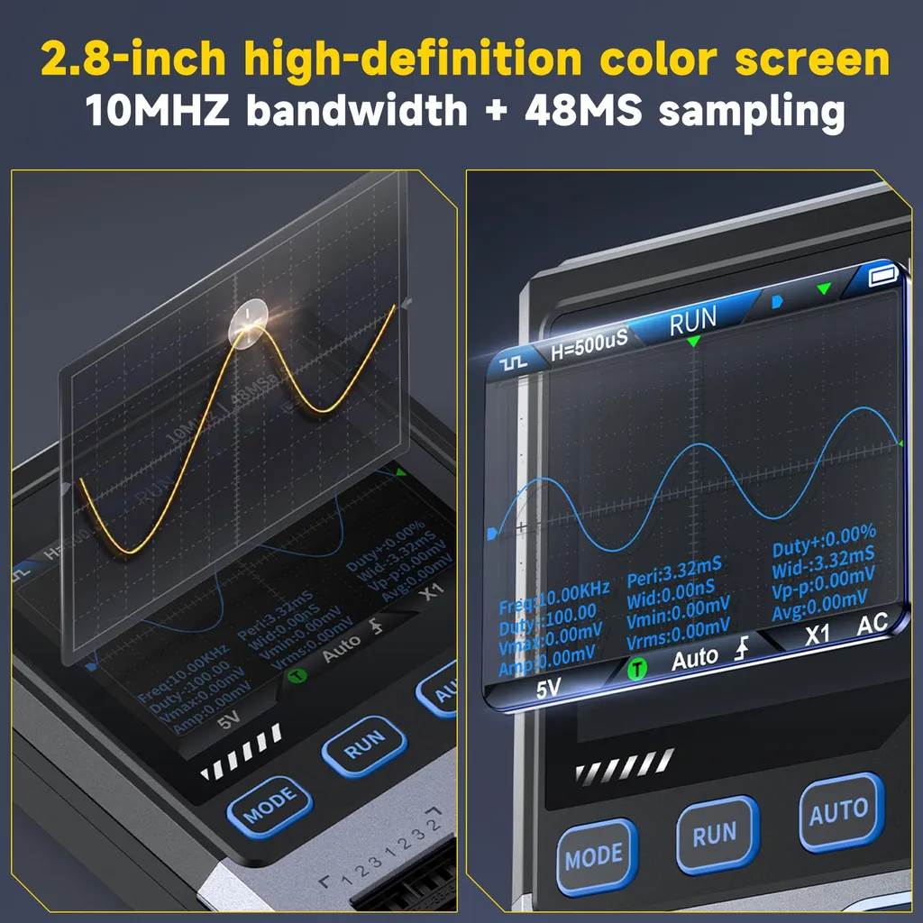 Oscilloscope de Poche pour Diagnostic Électronique et Tests de Circuit - 13