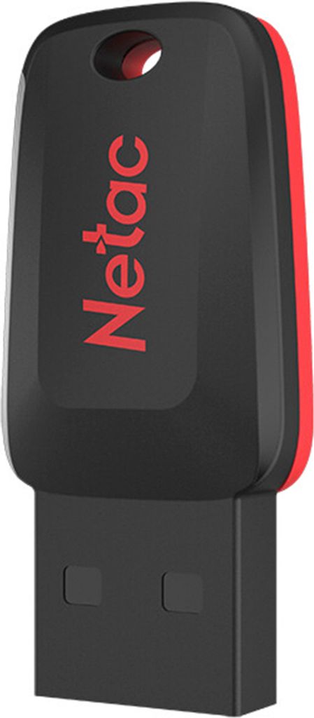 Netac U197 16 GB USB2 U Disk Tragbares USB-Flash-Laufwerk Klein und kompakt Plug-and-Play-kompatibel Schwarz+Rot