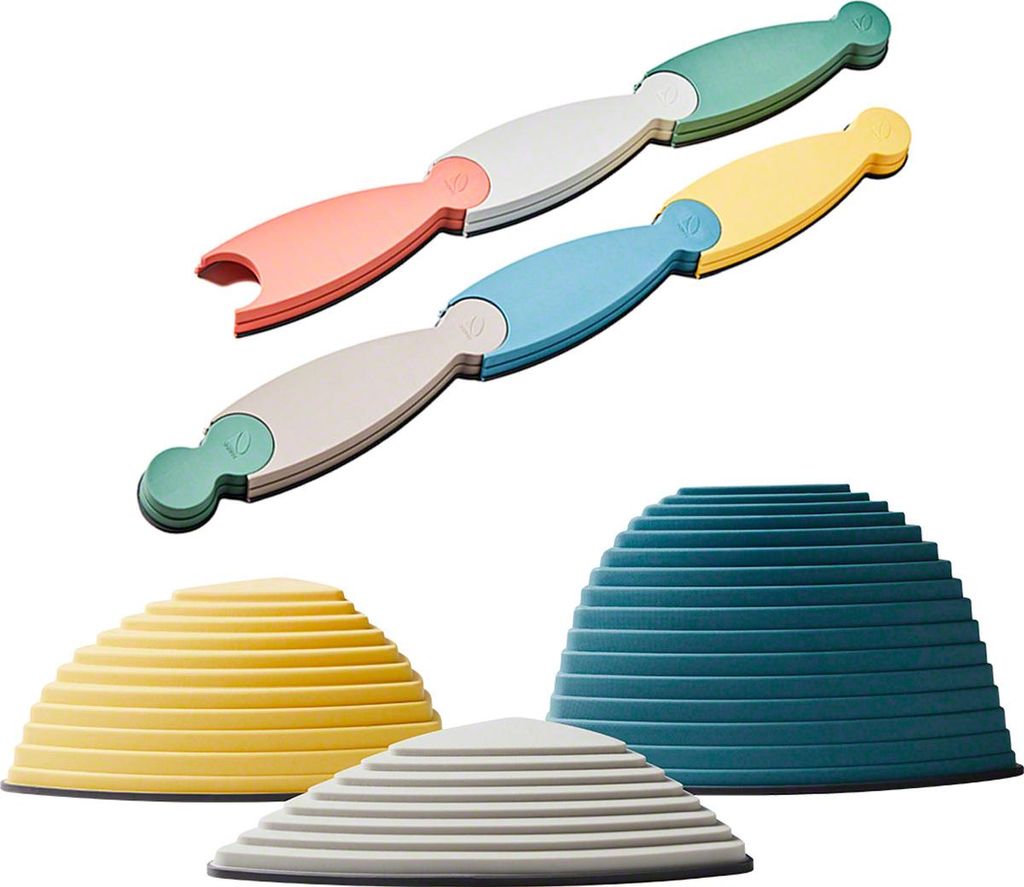 Hügelkuppen und Balance Weg Nordic, Set 3 Hügelkuppen + 7 Balanceweg