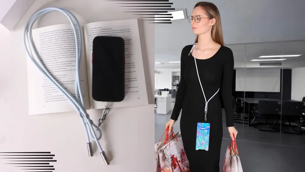Câble USB C Charge Rapide avec Lanyard-String Intégré pour Téléphone - 6