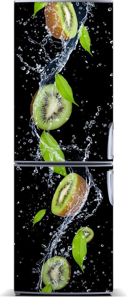 Tulup Kühlschrankdekoration - Magnetmatte - 60 cm x 180 cm - Magnet auf dem Kühlschrank - Kiwi