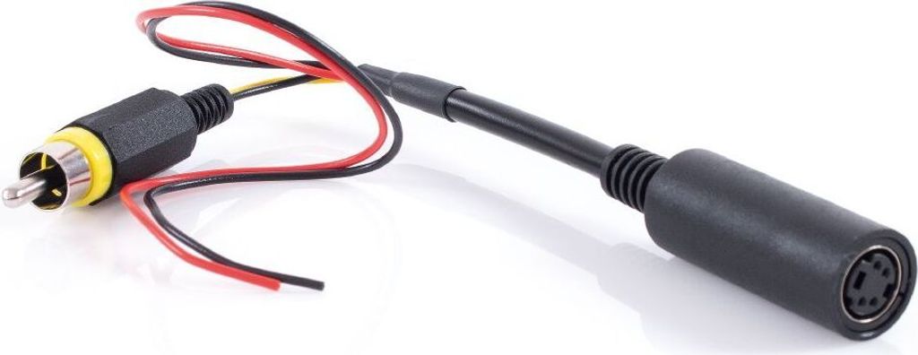 Caratec Safety Monitor-Adapter 4-polige Kupplung auf Cinch-Stecker (nur Video)