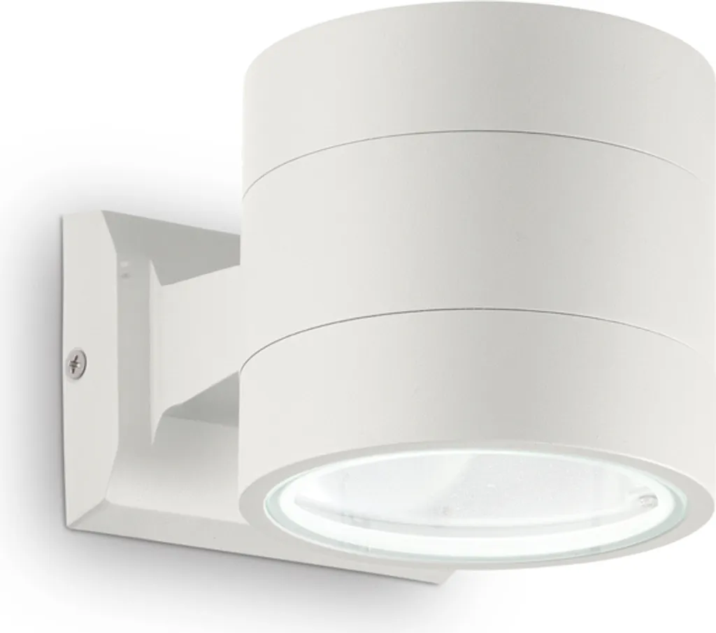 Applique blanche SNIF ROUND 1 ampoule - Luminaire mural design épuré