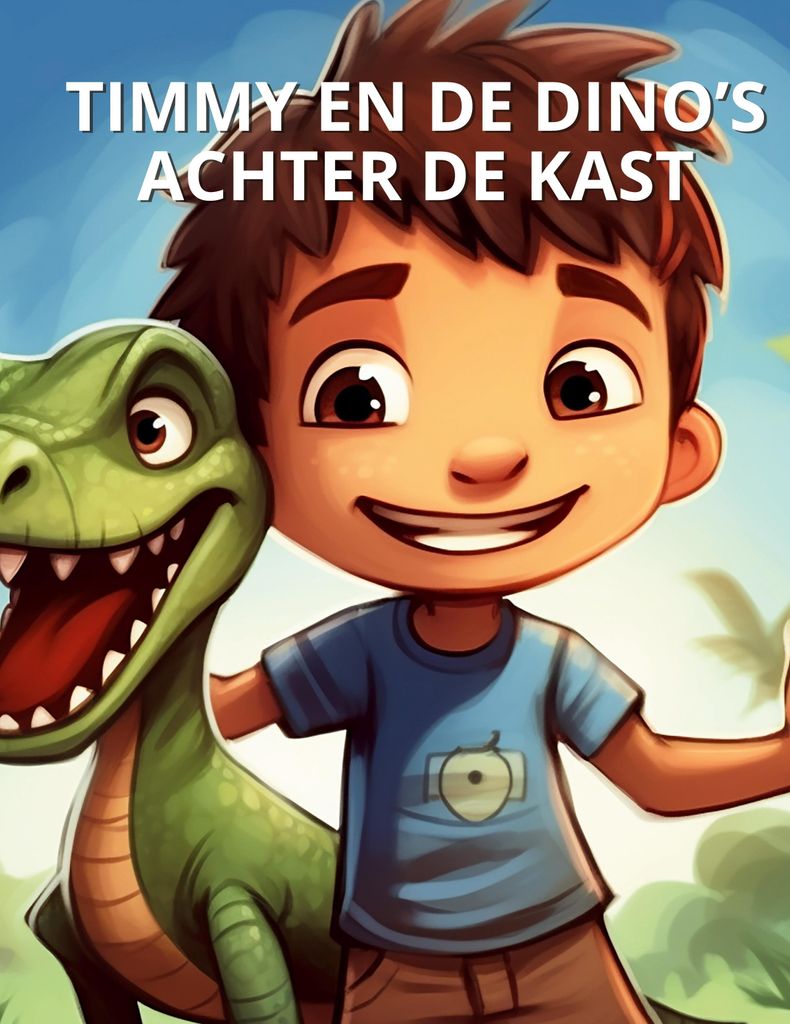 Timmy en de dino's achter de kast