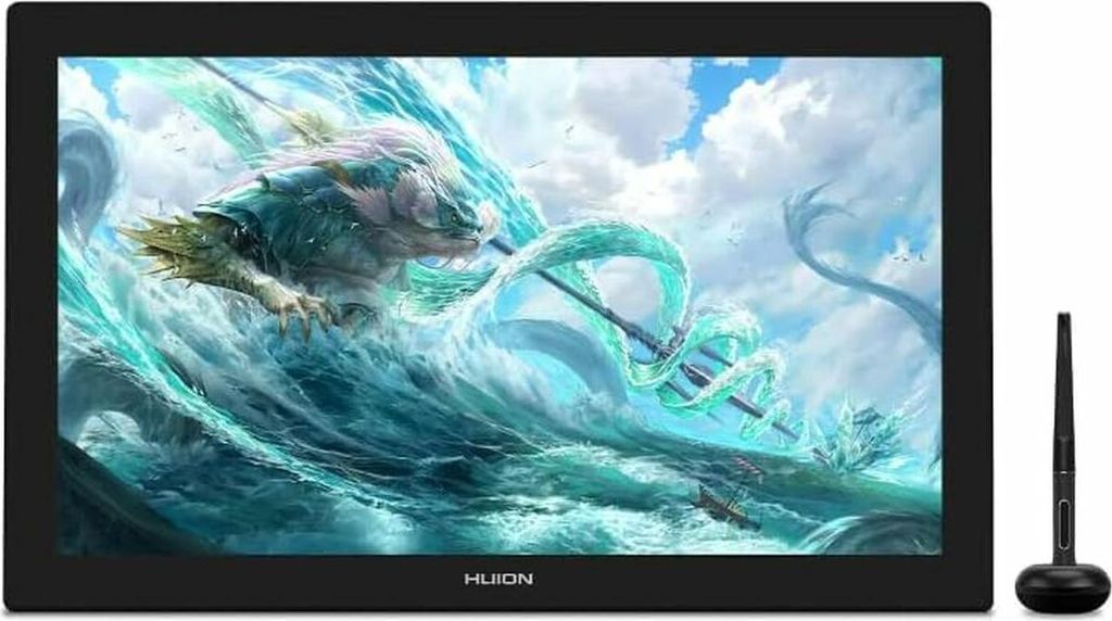 HUION PRO 24 4K, Przewodowa, 5080 lpi, 527,04 x 296,46 mm, Zdjęcie produktu 