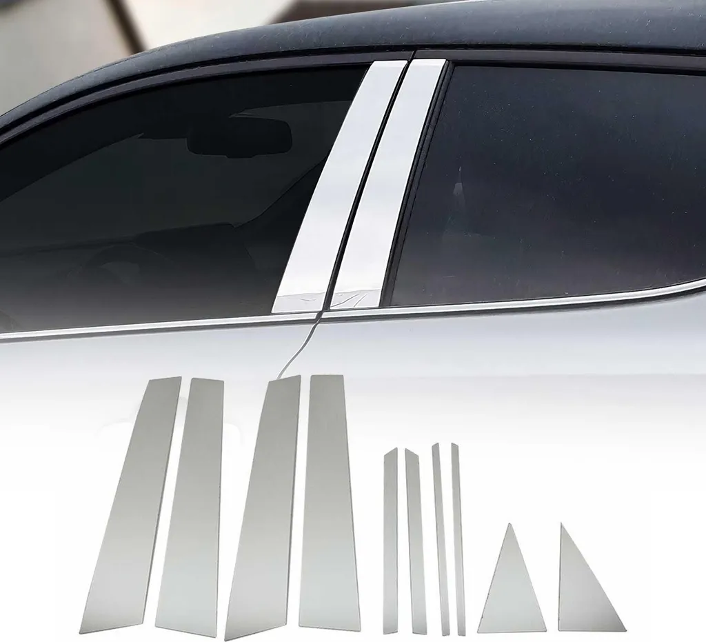 Eleganti Finiture Cromate Montante B/C Seat Ibiza 2017-2021 10pz