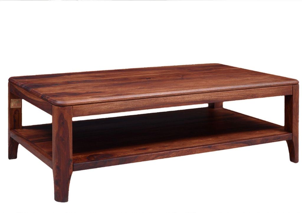 MASSIVMOEBEL24.DE Couchtisch Sheesham 120x70x40 walnuss Produktbild 