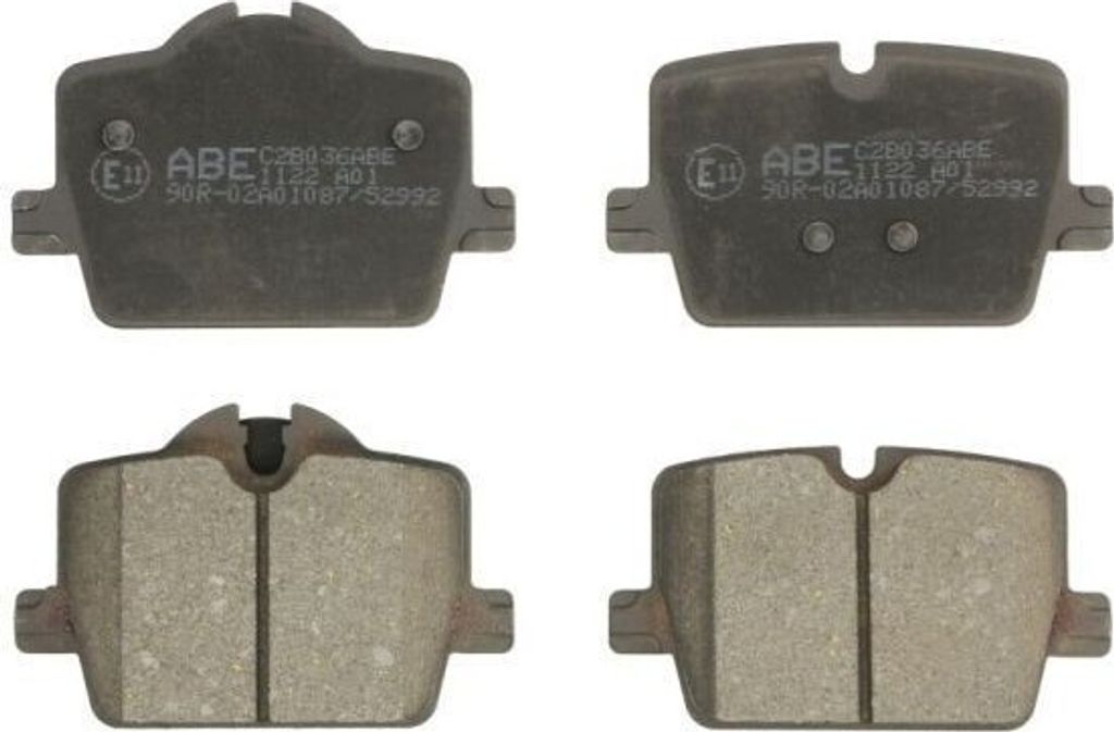 Bremsbelagsatz, Scheibenbremse ABE C2B036ABE