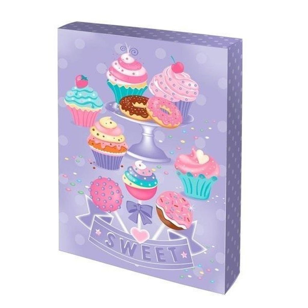 Aquarell Kunstset für Kinder ab 6 Jahren: Muffin-Motive mit Produktbild 