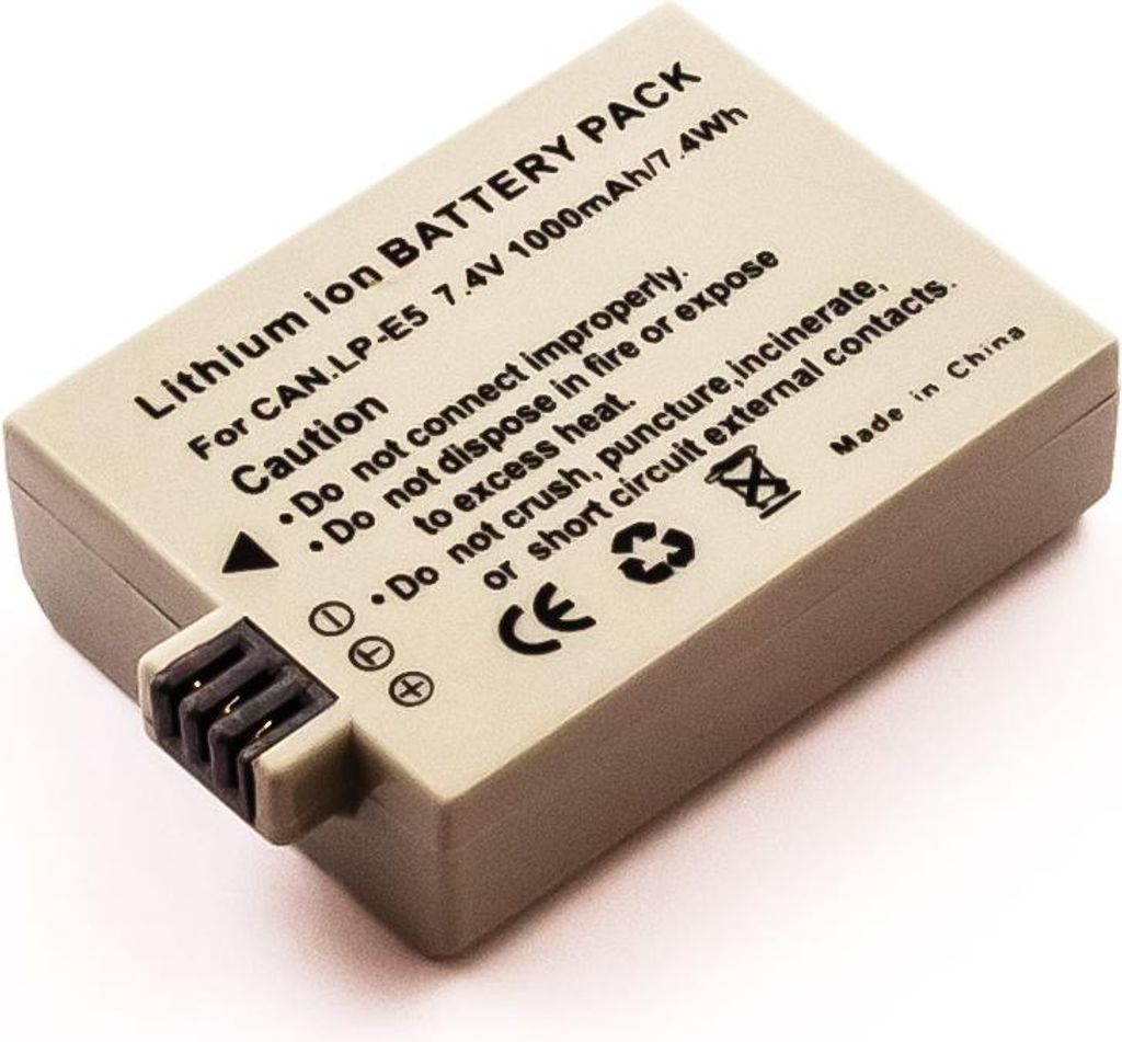 Akku für CANON ersetzt LP-E5