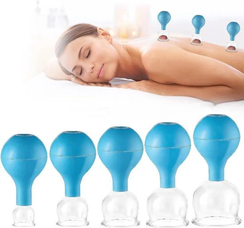 Ventouses en verre à forte adhérence pour massage de la peau