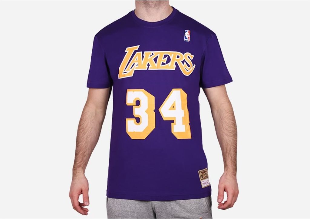 Mitchell & Ness T-shirt BNN3CW19045-LALPURP96SON size medium