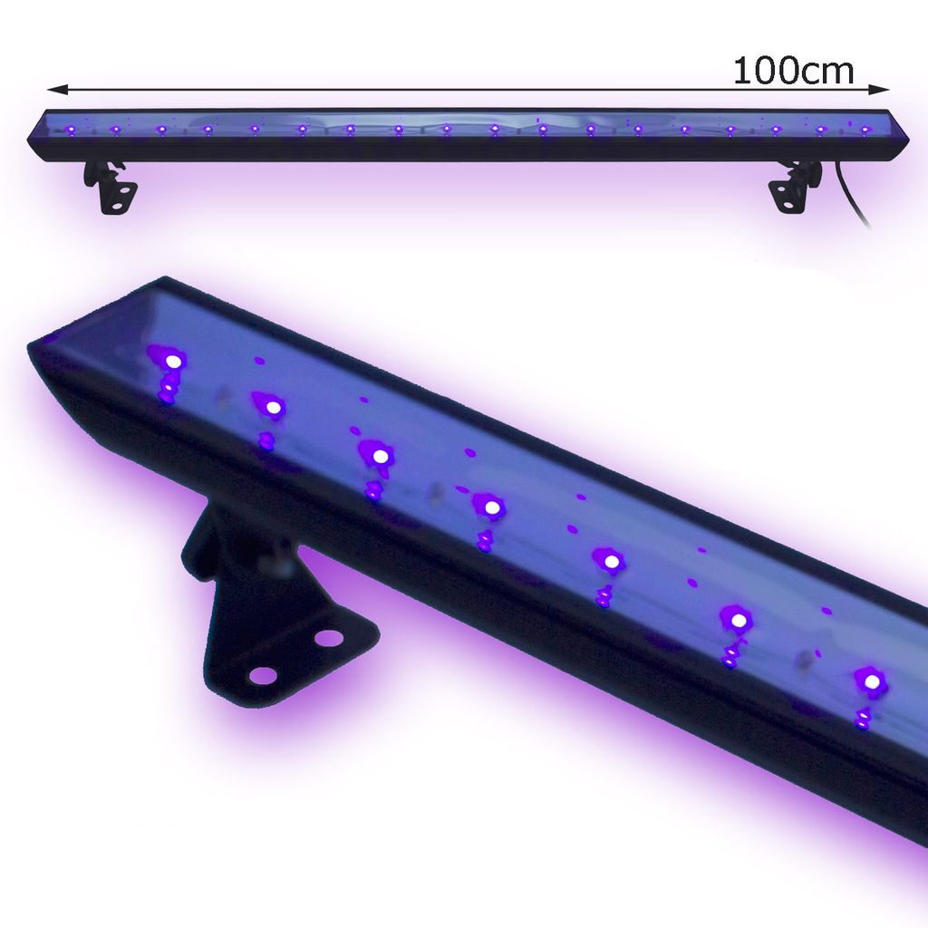 10W T8 für LED Fassungen UV LED Schwarzlichtröhre 60cm UV60-DP 