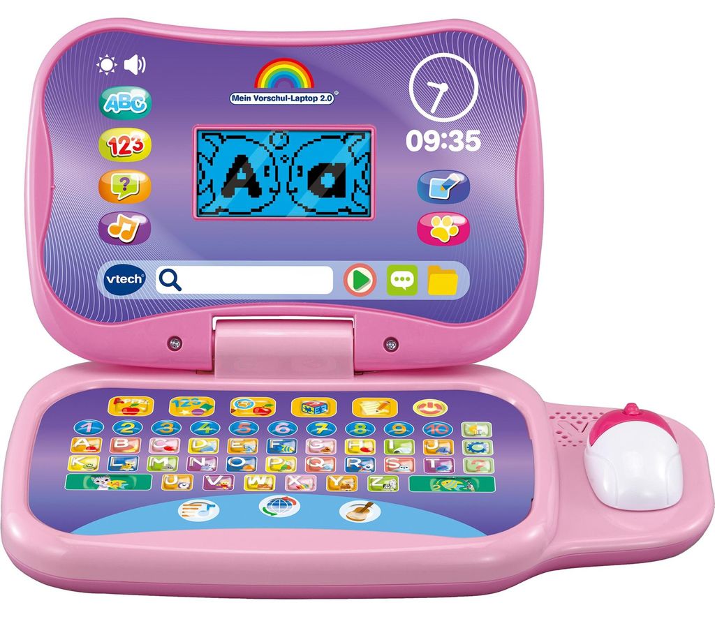 VTech - Mój przedszkolny laptop 2.0 - różowy Zdjęcie produktu 