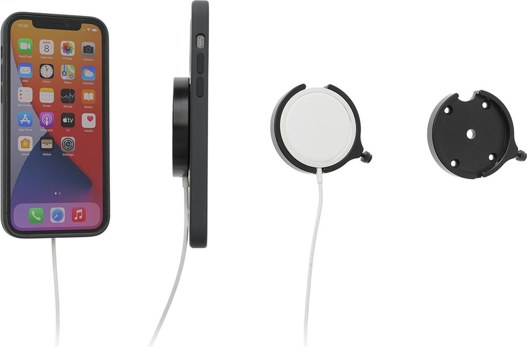 Brodit Gerätehalter 216172 - für Smartphones - Apple iPhone 15 Pro Max, Apple iPhone 15 Plus, Apple iPhone 15 und weitere