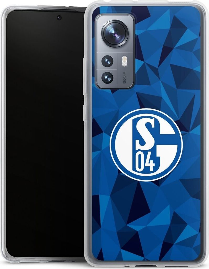 DeinDesign Handyhülle für Xiaomi 12X 5G Silikon Hülle Case Smartphone Schutzhülle Camouflage FC Schalke 04 Muster