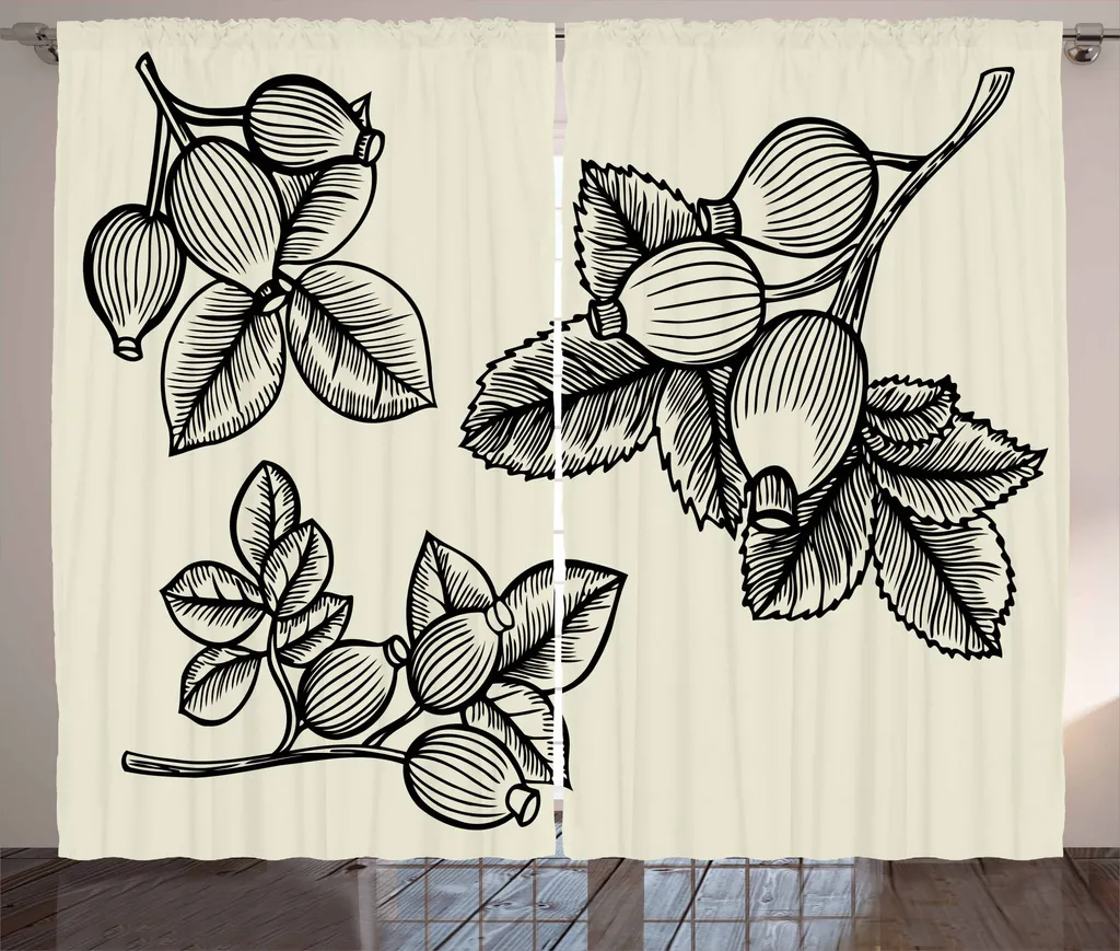 Tenda Rustica ABAKUHAUS Rosa Canina 280x175 cm Lavabile e Pratica