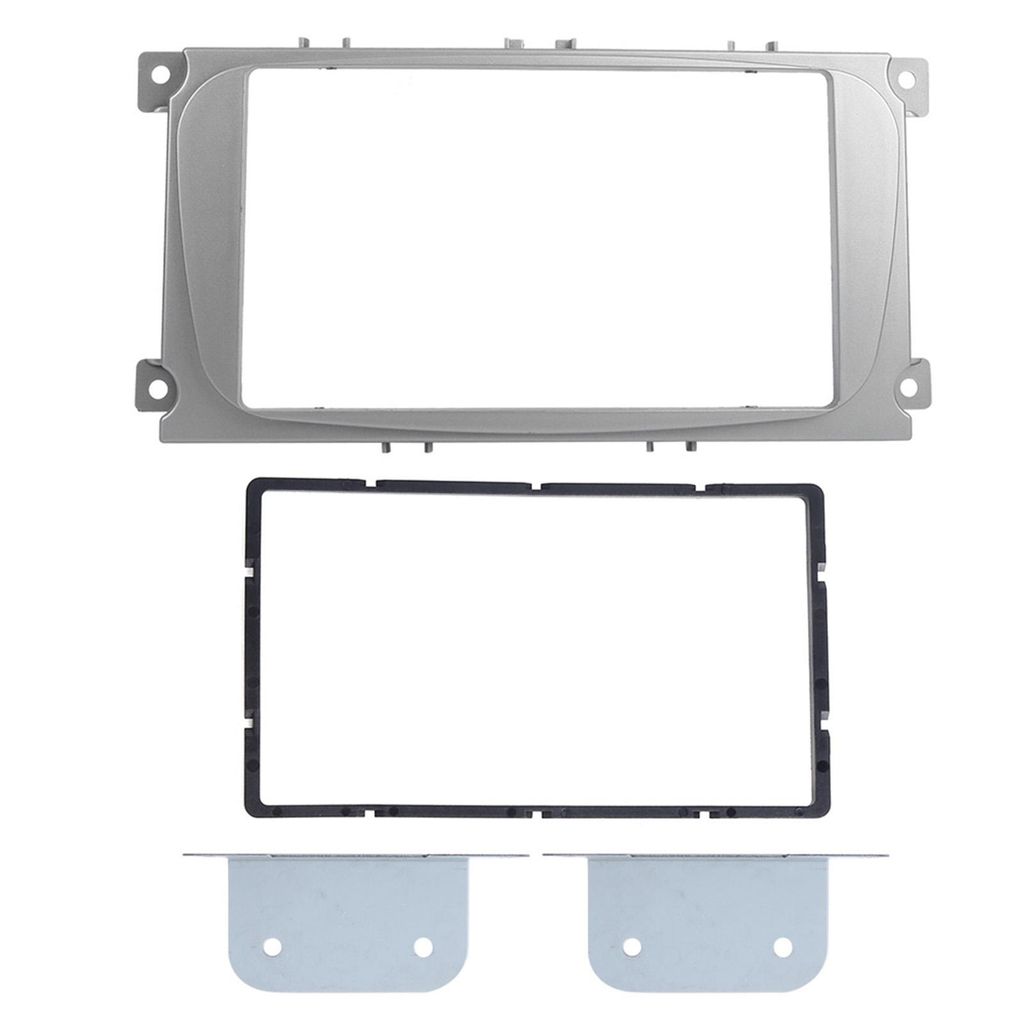 2Din 7in Navigation Blenden Rahmen DVD-Radio-Player-Panel Trim Passt für Ford Focus 2004 ‐ 2010