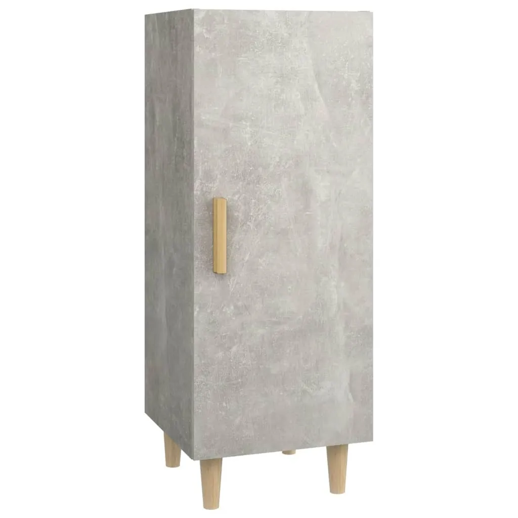 SYFAX™ Credenza Industrial Grigio Cemento 34,5x34x90 cm in Legno